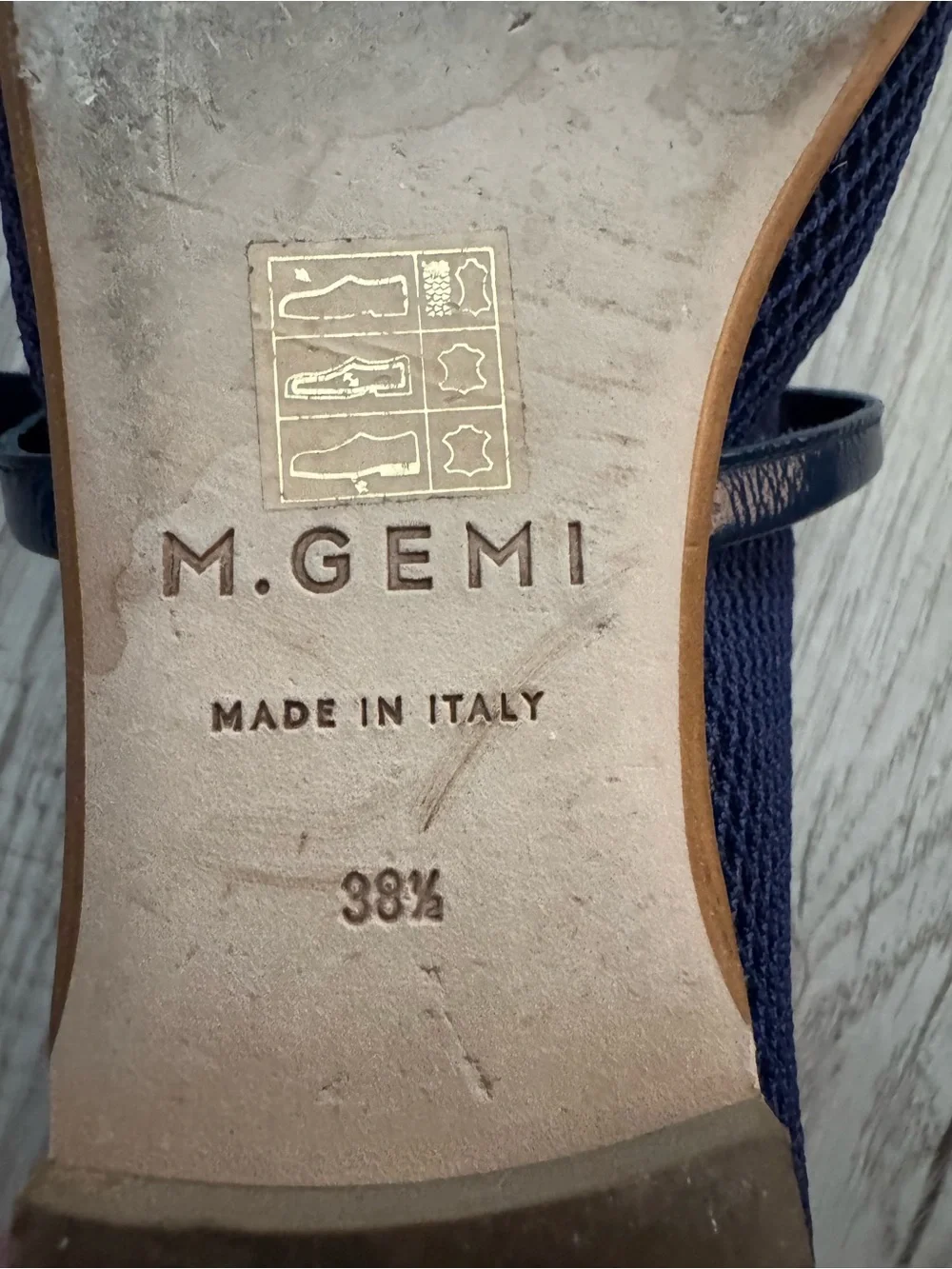 M. Gemi The Amabile Navy Mesh Size 38.5(8)